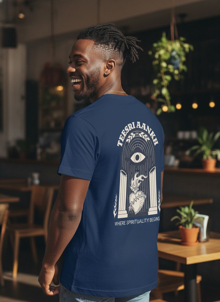 Teesri Aankh Spiritual Graphic Oversized Tee – Where Spirituality Begins