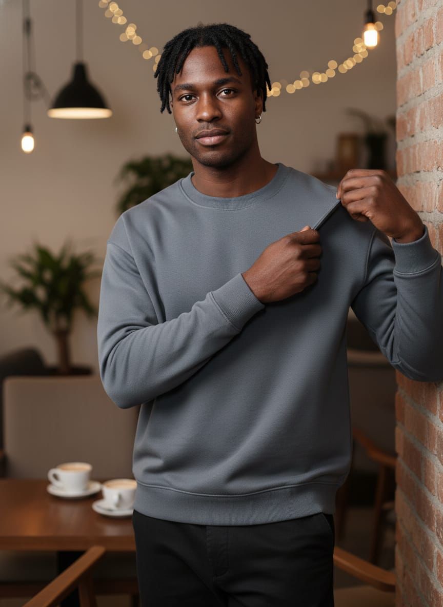 Minimal Grey Sweatshirt – Clean & Modern Street Style