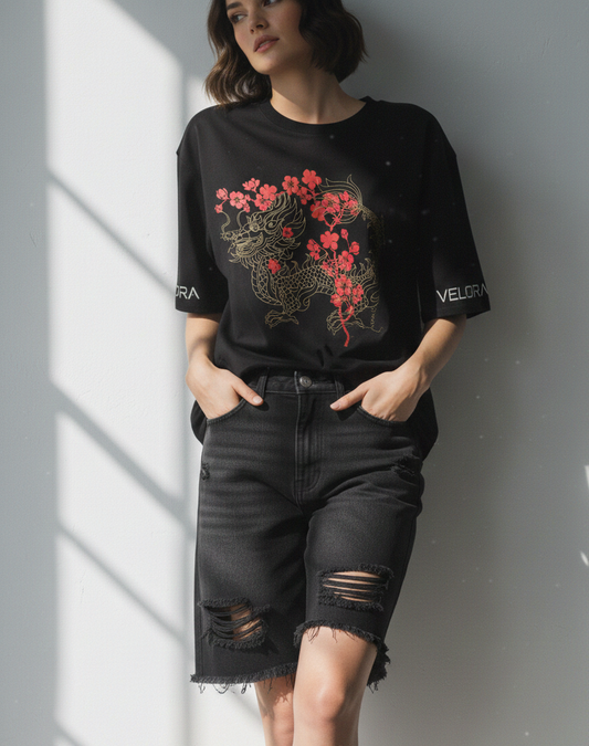 Velora Dragonfall Oversized T-Shirt