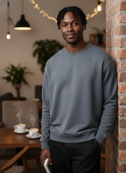 Minimal Grey Sweatshirt – Clean & Modern Street Style