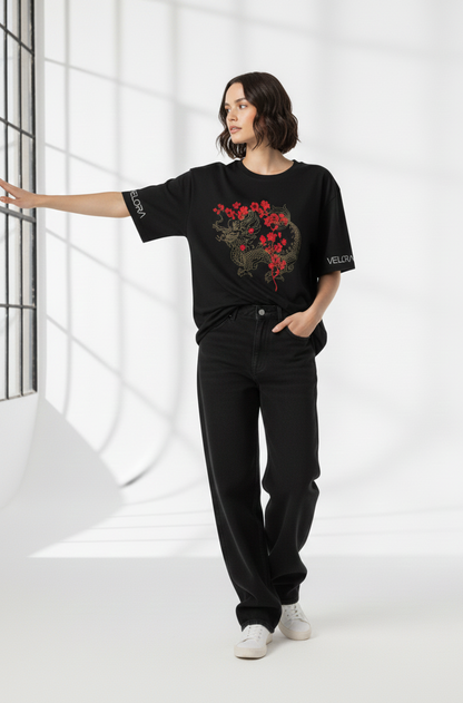 Velora Dragonfall Oversized T-Shirt