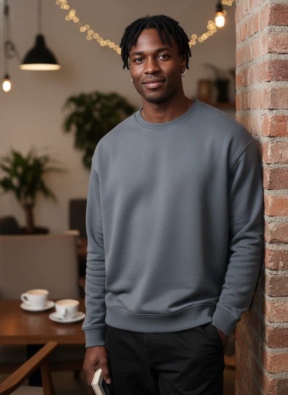 Minimal Grey Sweatshirt – Clean & Modern Street Style