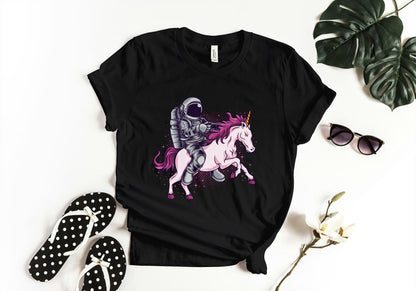Space Explorer Unicorn Tee For Women