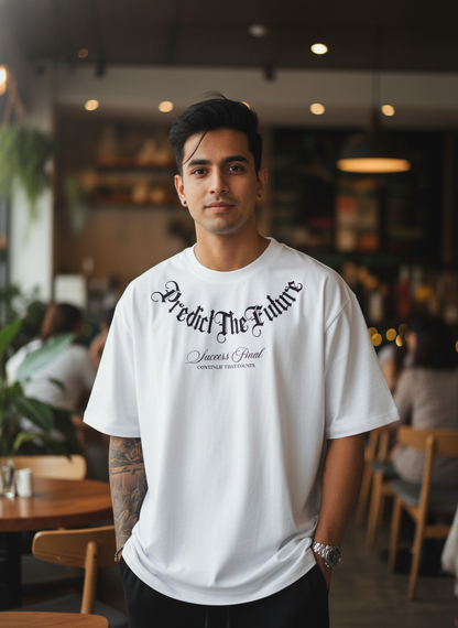 "Predict The Future" Oversize Tee
