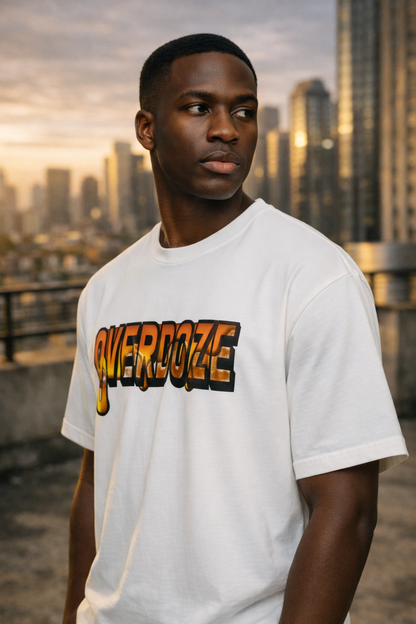 Alpha Wolf Royal Back Graphic Oversize Tee