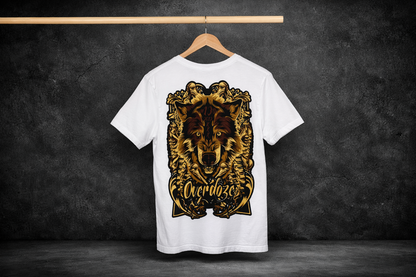 Alpha Wolf Royal Back Graphic Oversize Tee