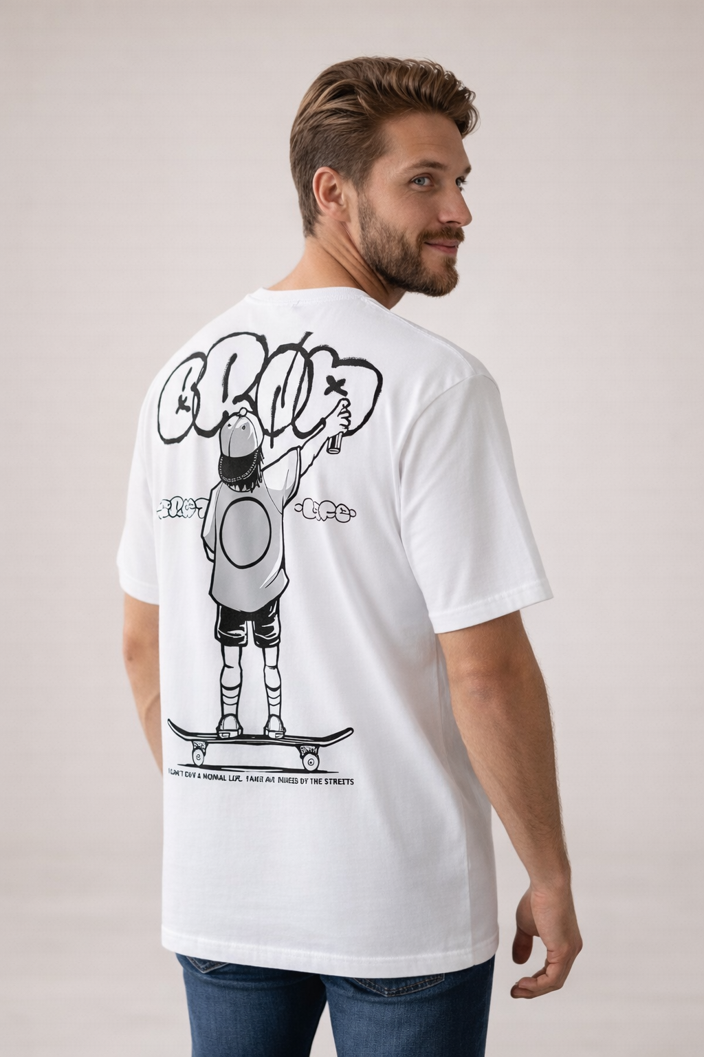 Raised by the Streets Oversize Tee