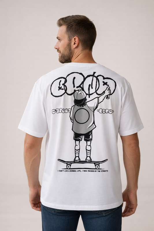 Raised by the Streets Oversize Tee