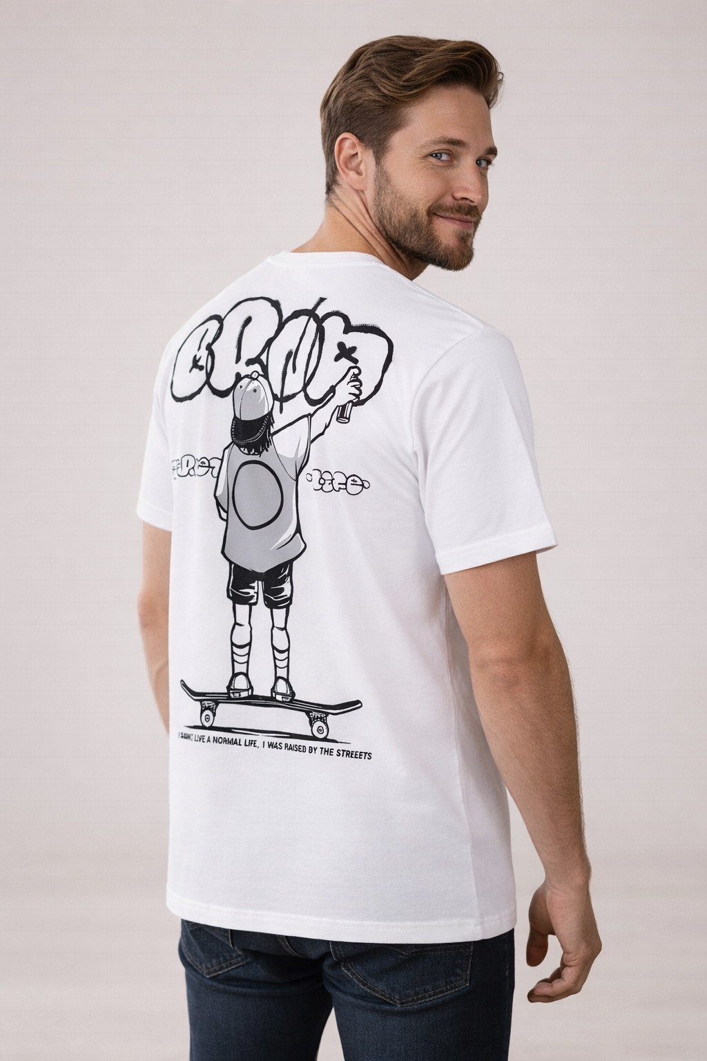 Raised by the Streets Oversize Tee