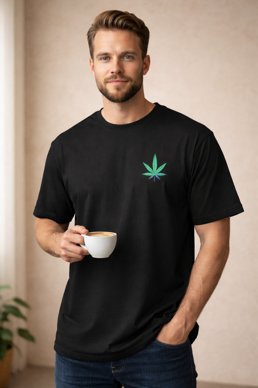 Neon Mystic Hand Oversized Tee – Trippy Aura Graphic