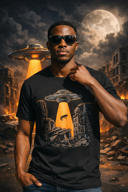 Alien Takeover Sci-Fi Regular Fit T-Shirt