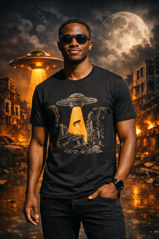 Alien Takeover Sci-Fi Regular Fit T-Shirt