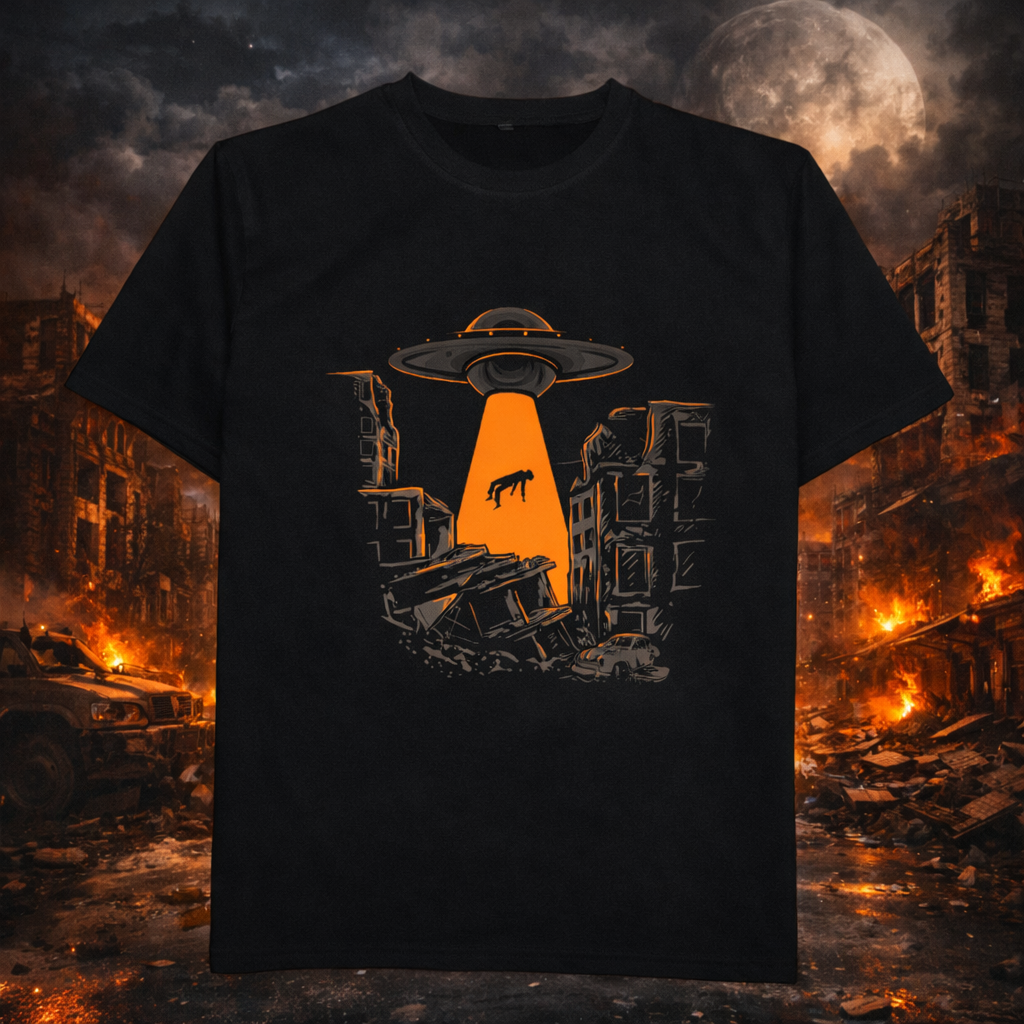 Alien Takeover Sci-Fi Regular Fit T-Shirt