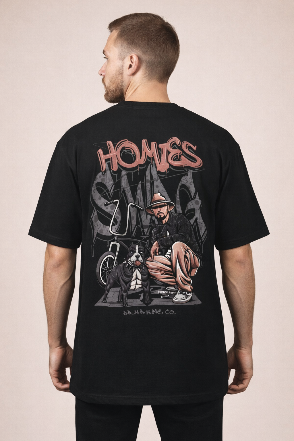 Homies Swag Oversized Streetwear T-Shirt