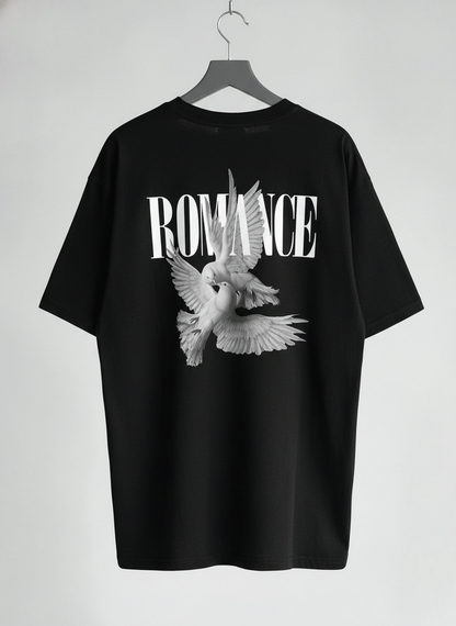 The "Romance" Dove Oversize graphic Tee