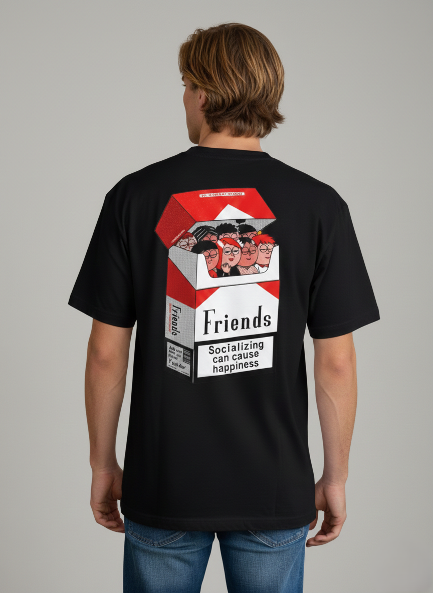 "Friends" Socializing Pack Oversized Tee