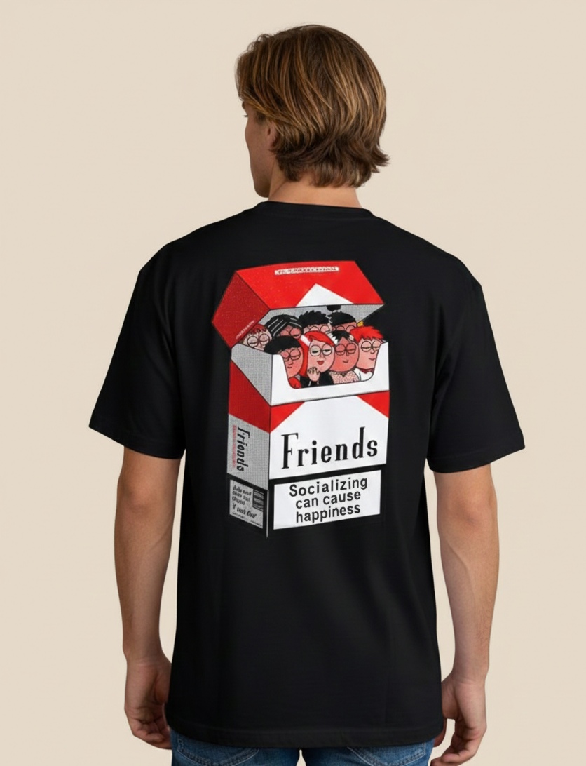 "Friends" Socializing Pack Oversized Tee