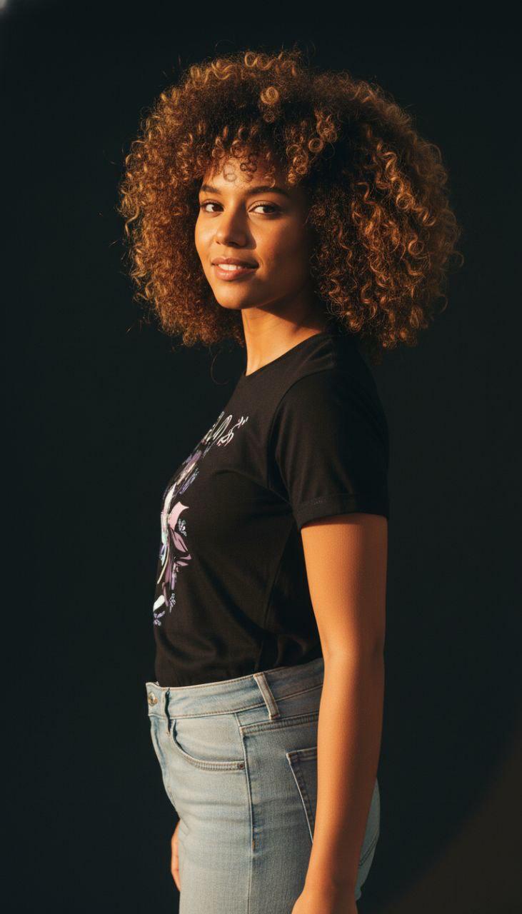 Butterfly Blade Anime Regular Fit Graphic T-Shirt