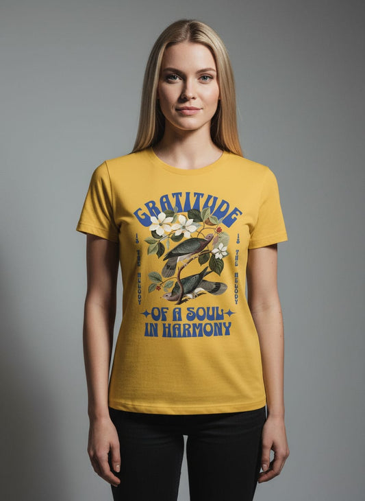 "Gratitude Is The Melody" Vintage Graphic Tee