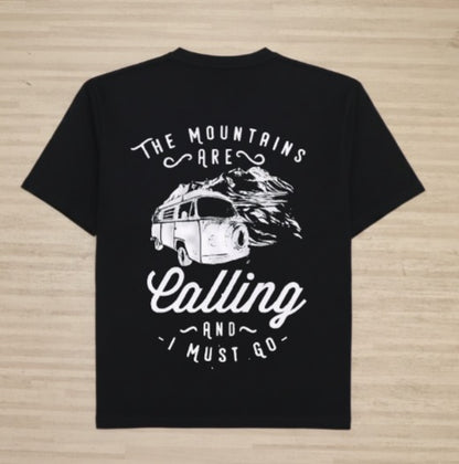 Wanderlust Mountain Escape Graphic Oversize Tee..