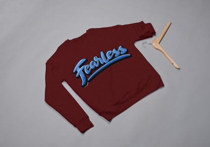 "Fearless" Varsity Script Sweatshirt