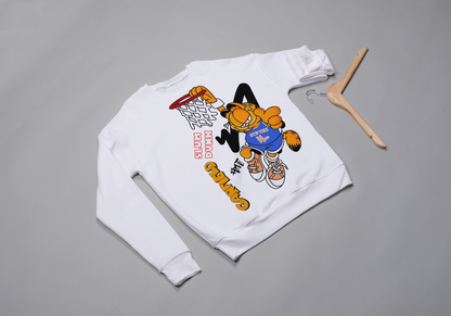 Garfield Slam Dunk Basketball Sweatshirt