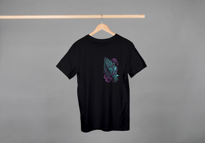Urban Gothic "Praying Hands" Graphic Oversize Tee