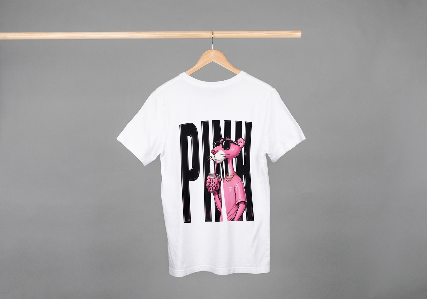 Pink Panther Drip Oversize Tee
