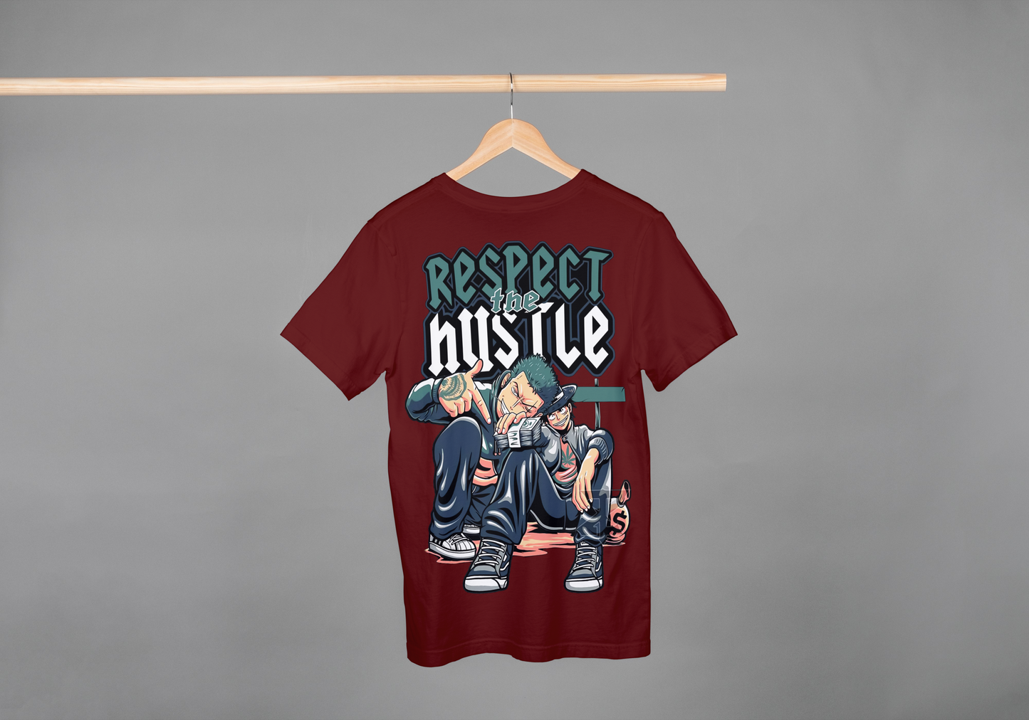 Respect the Hustle – Oversized Streetwear Tee