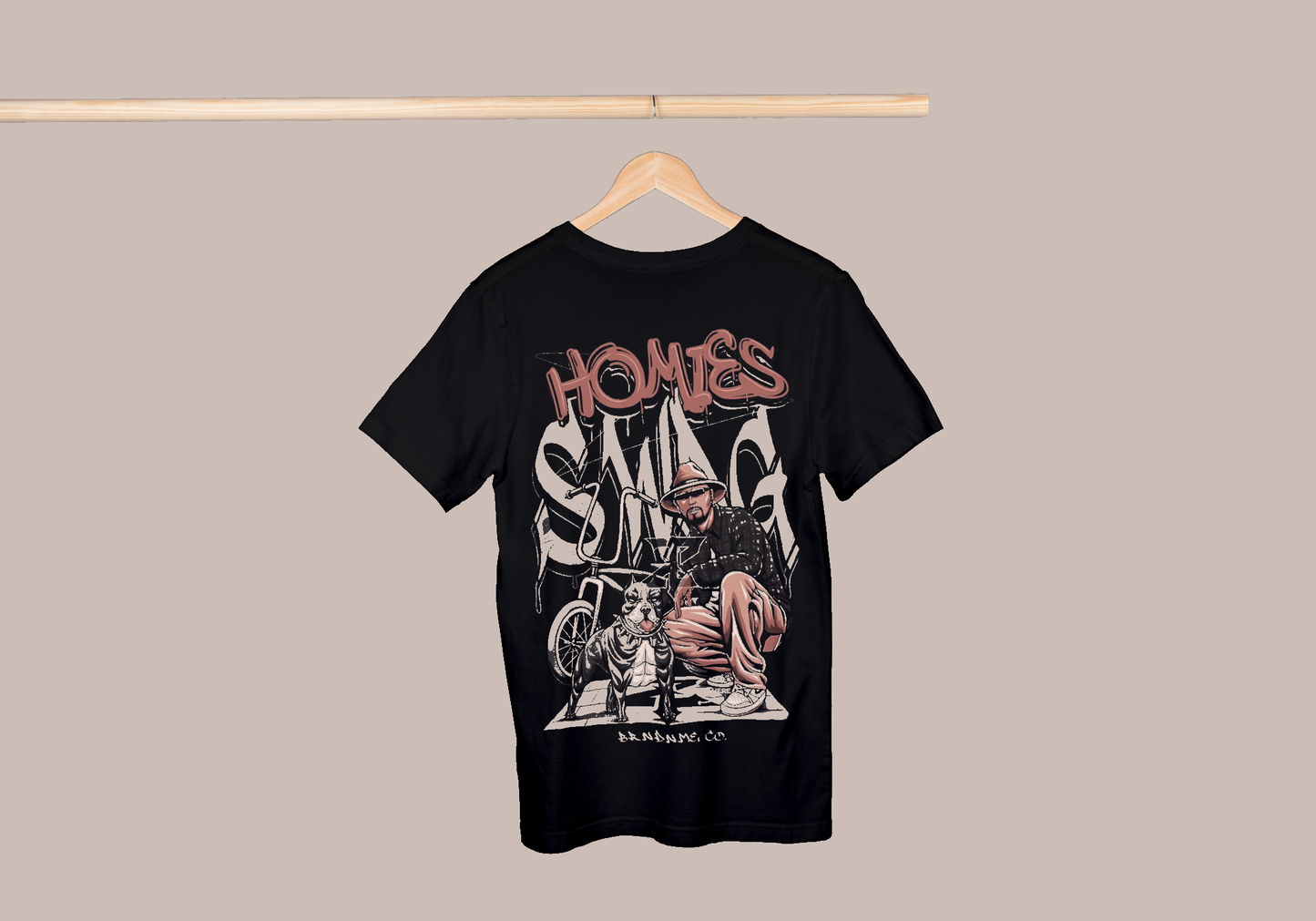 Homies Swag Oversized Streetwear T-Shirt
