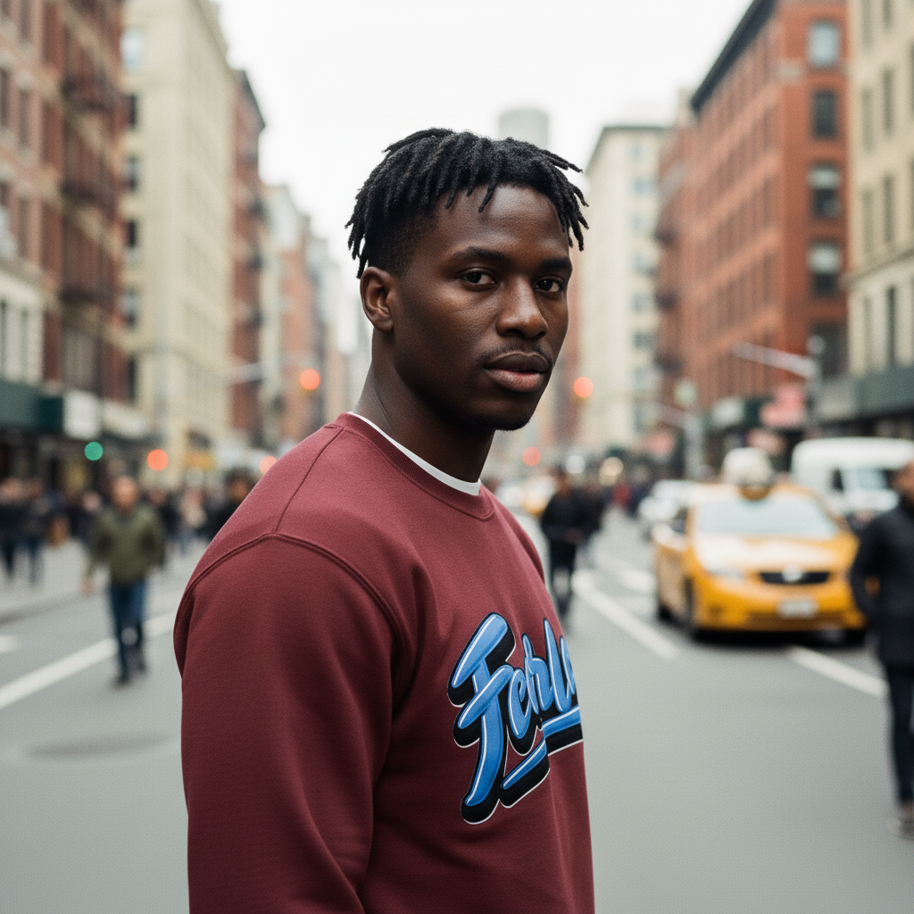 "Fearless" Varsity Script Sweatshirt