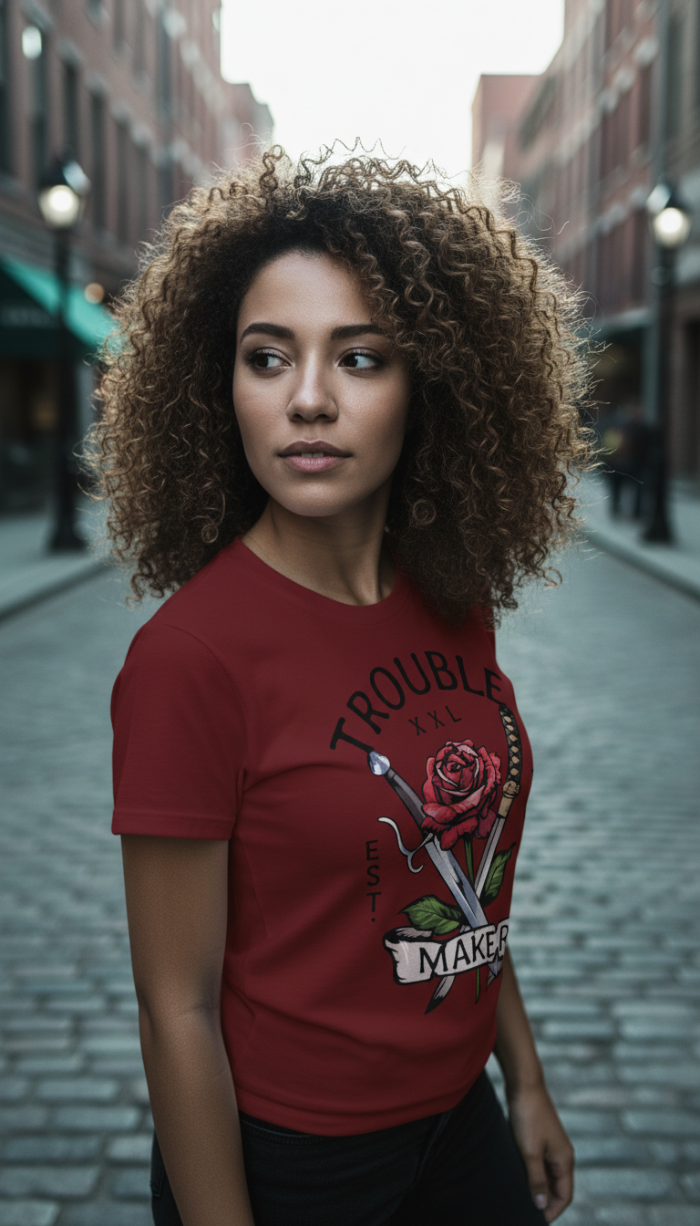 Trouble Maker EST 1990 Regular fit T-Shirt